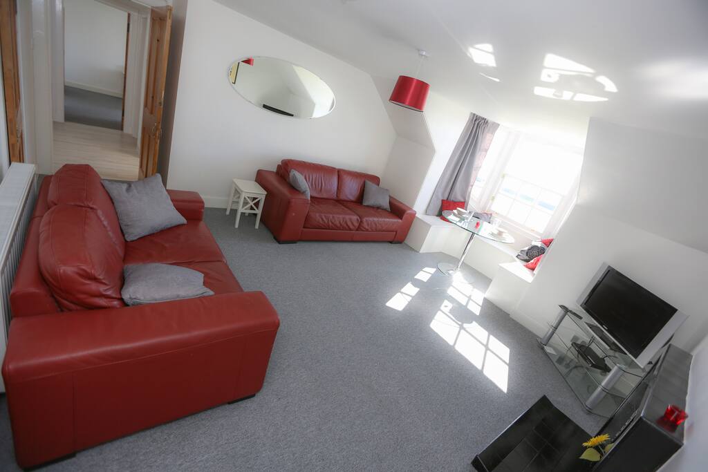The Living Room with Dining area - lovely views