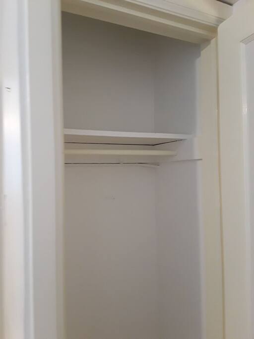 small closet to hang clothes