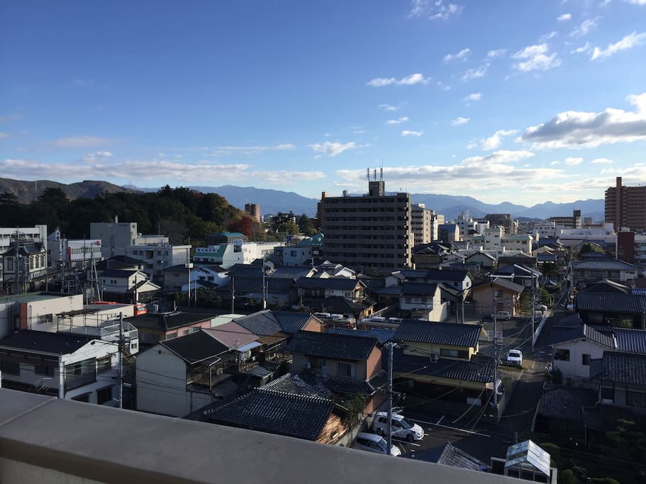 from balcony