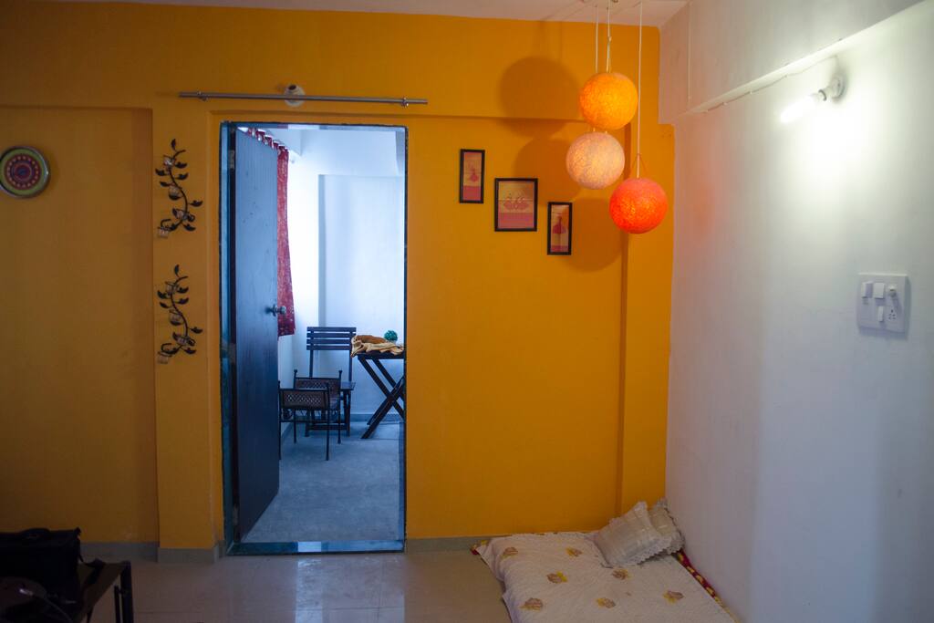 Main hall overlooking study