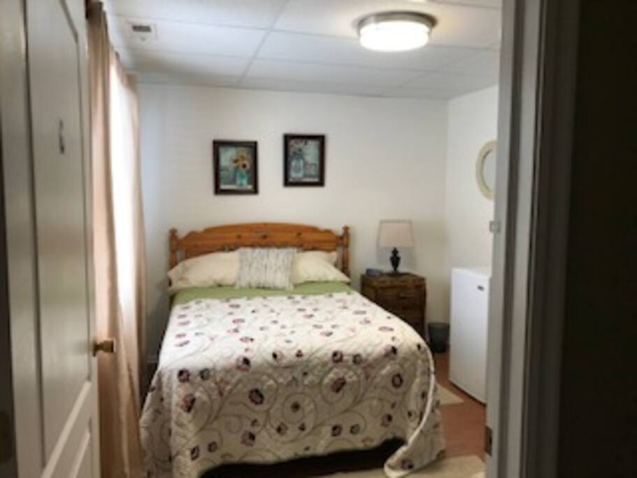 comfy double bed