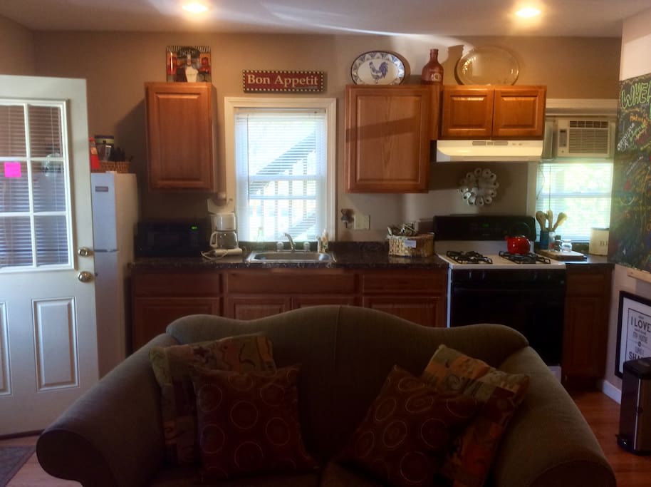 kitchen from living room