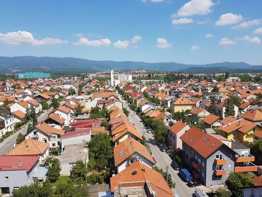 Pogled na naselje u kojem je smješten DubravaHome apartman