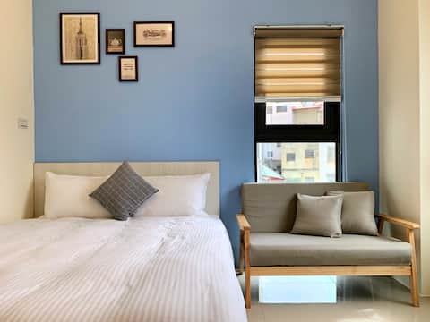 New Celebration Opening!Price promotion under price promotion!Large windows in Taichung City Premium Double Room $ $ $