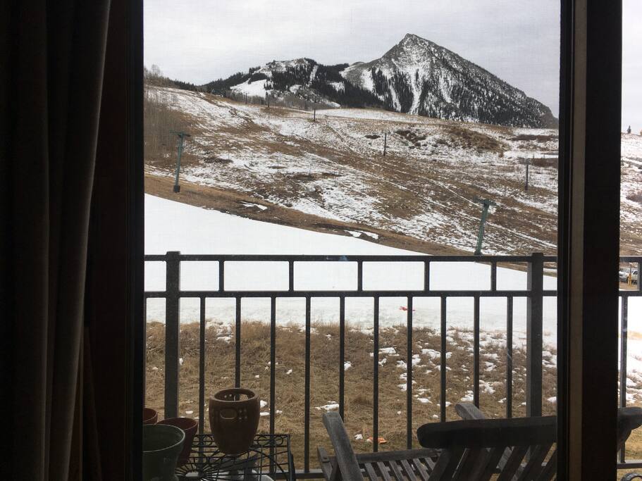 View from living room/dining room table