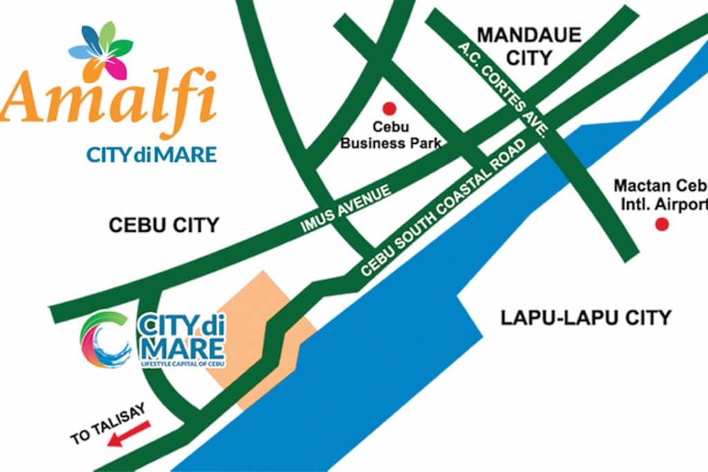 Location of the Amalfi