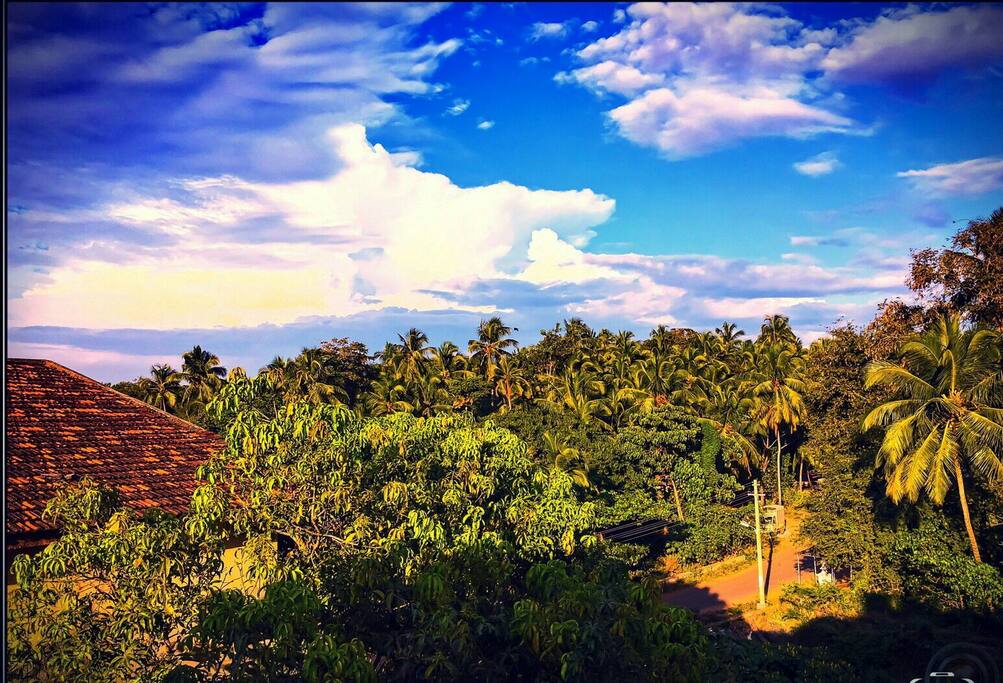 Actual photo taken from a Cellphone from balcony