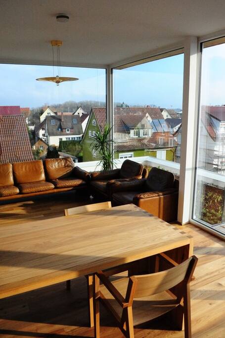 The chill-out corner with internet enabled TV