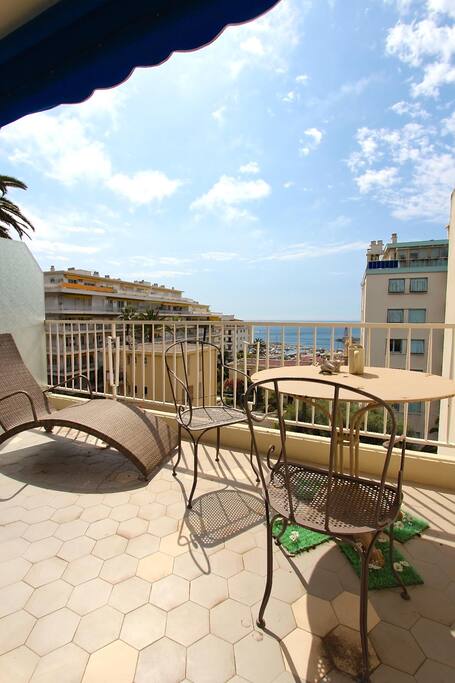 Did i say too much? From the balcony a great view on the sea!
