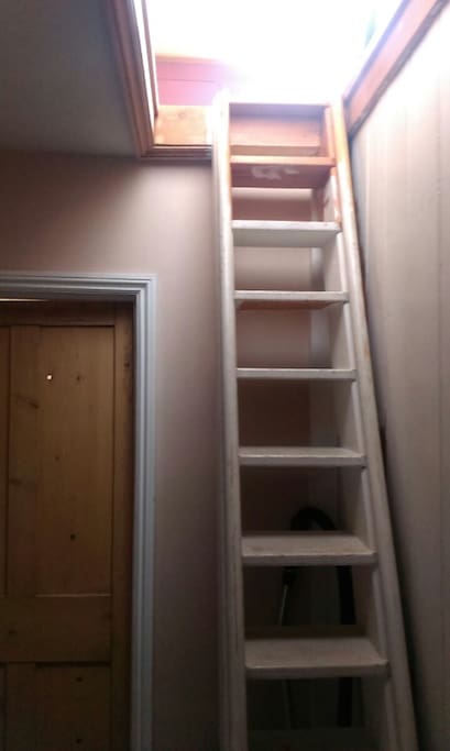 The way up into your room!