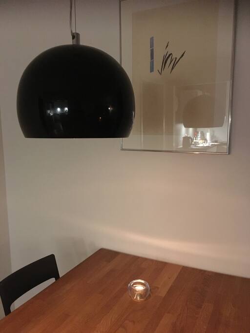 Dining table.