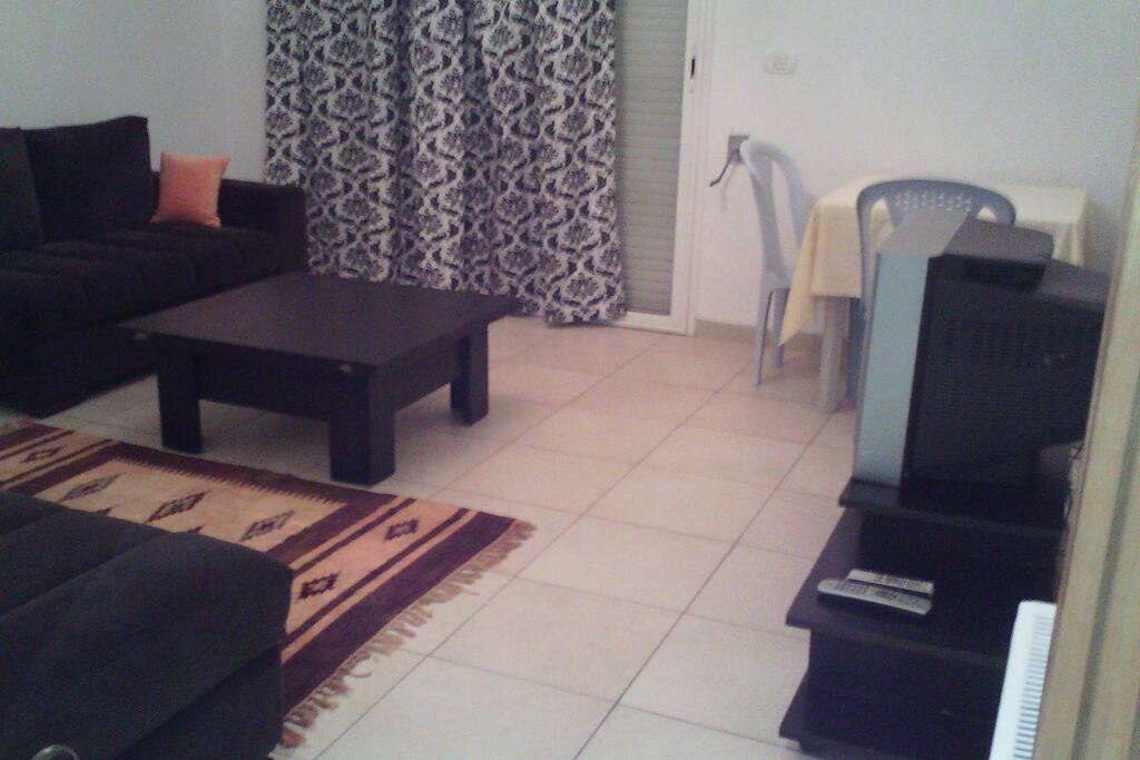 Salon avec balcon