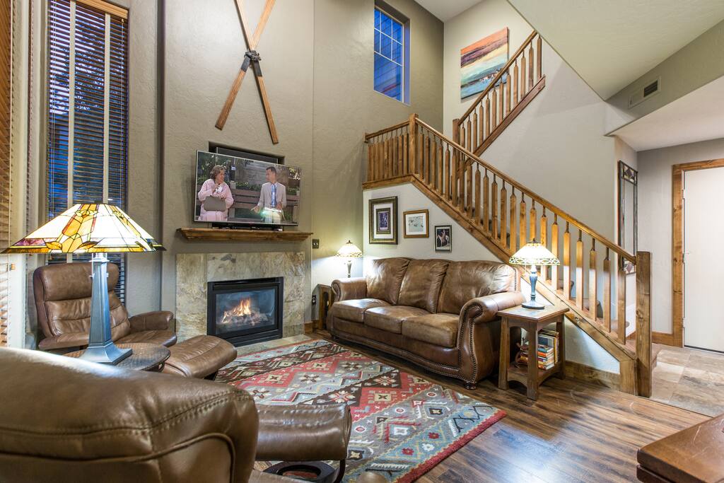 Living Room with Fireplace