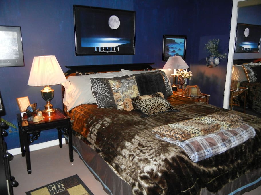 Bedroom has ALL amenities, cable TV, DVD and CD collection, books, huge closet, etc.