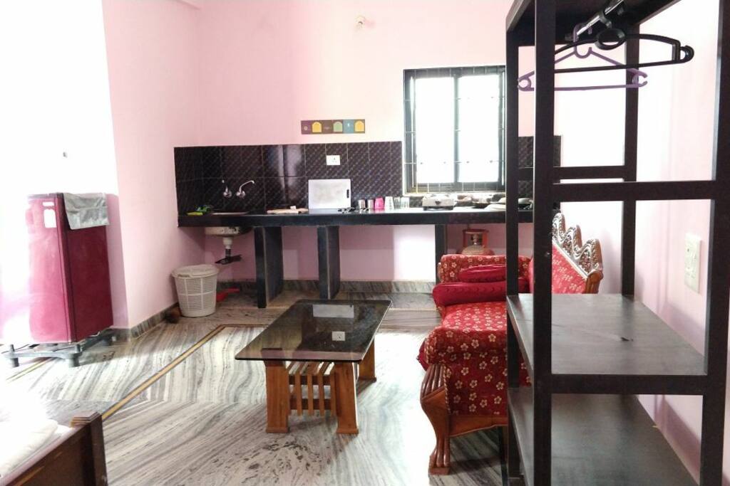 Private kitchen with Refrigerator