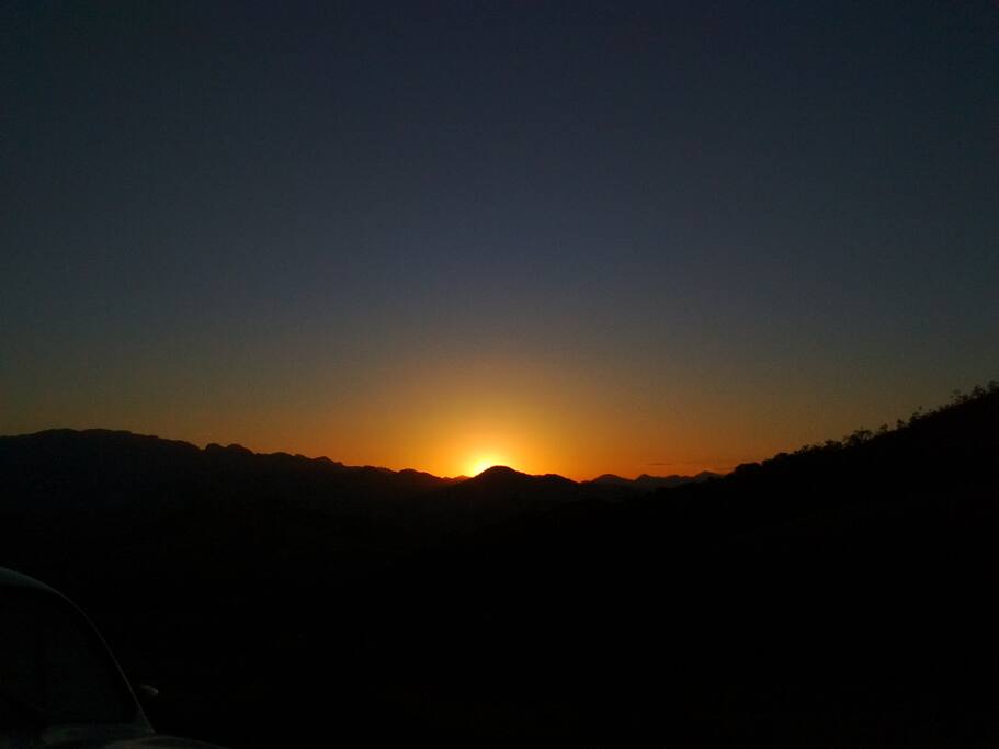 Todo dia um pôr do sol de tirar o fôlego!