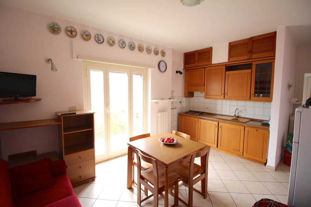 Soggiorno con cucina