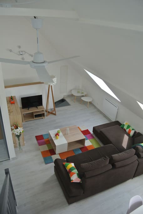 Vue de la mezzanine (lit 140)