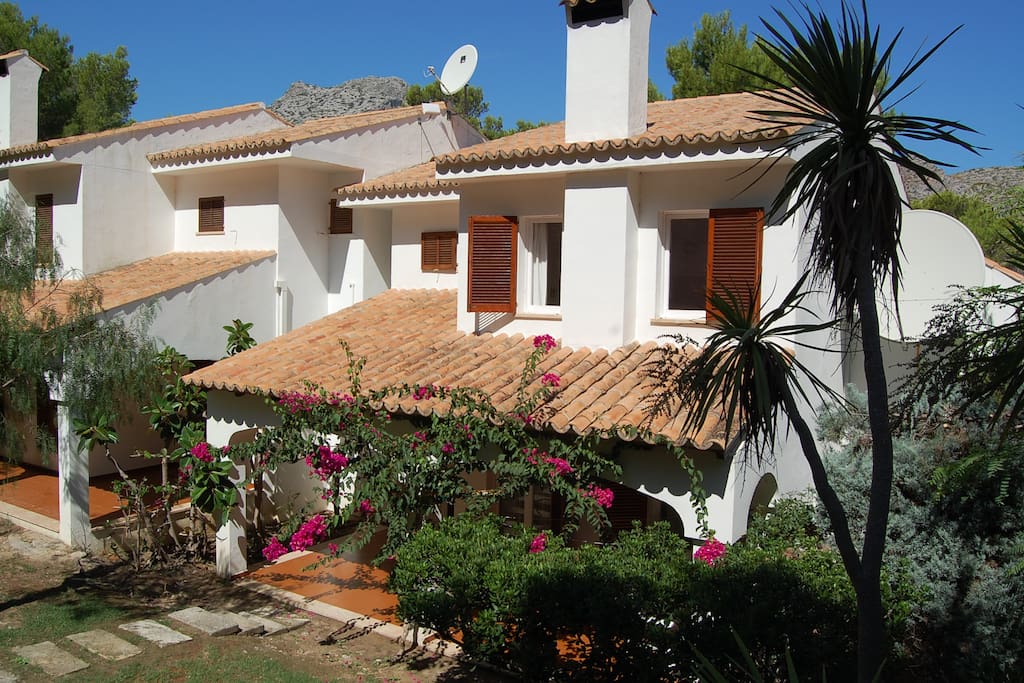 Front of Villa