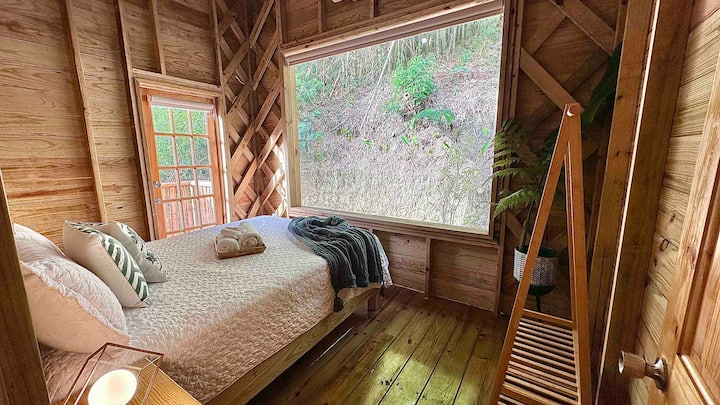 Bedroom 2 with a garden view