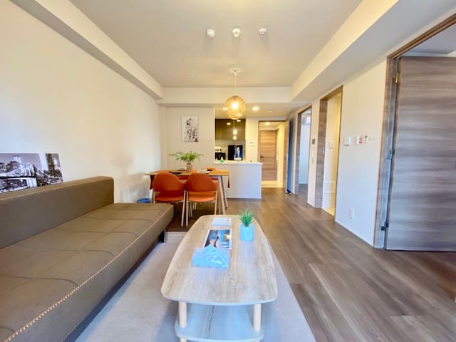 【7 mins walk St.】Free WiFi/max 6guests【HighFloor】