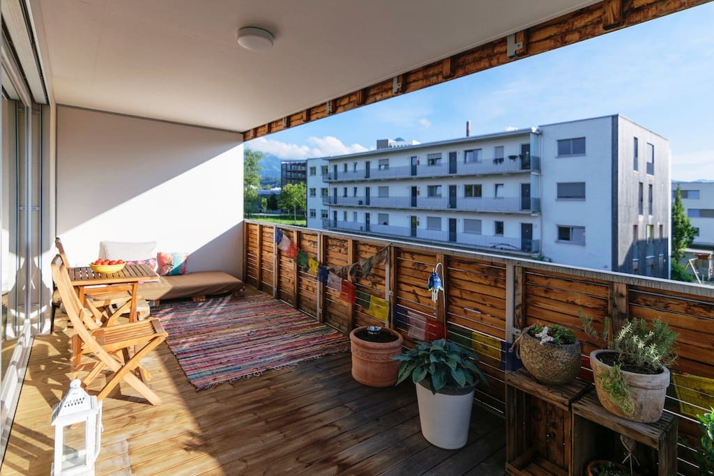 sunny balcony