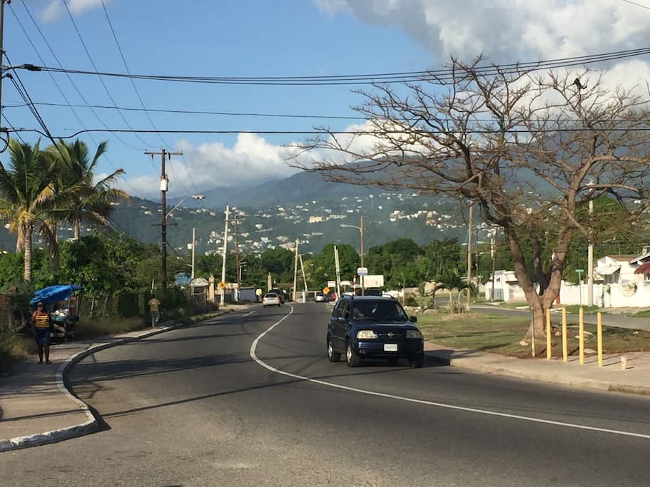 Molynes Rd. close to the property