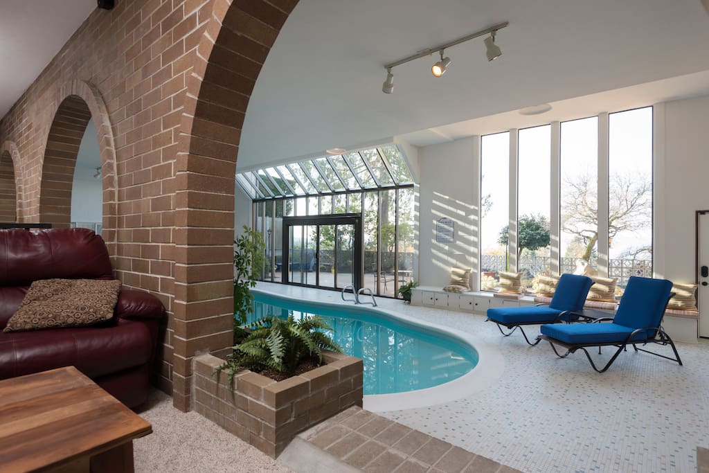 Pool from living area