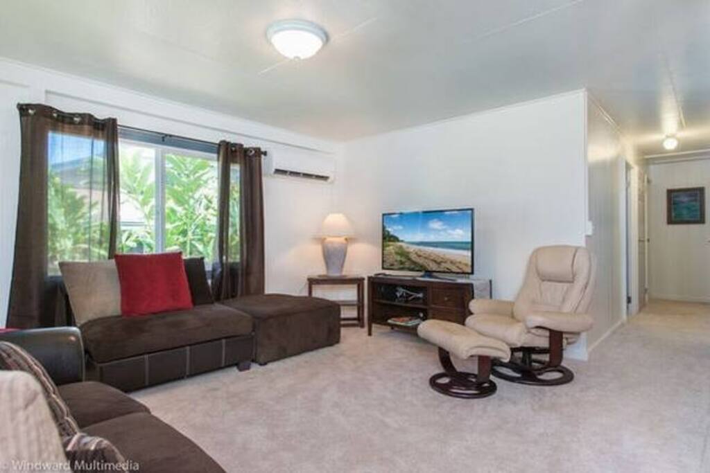 Relax after a long day exploring with enough space for everyone to sit in this room