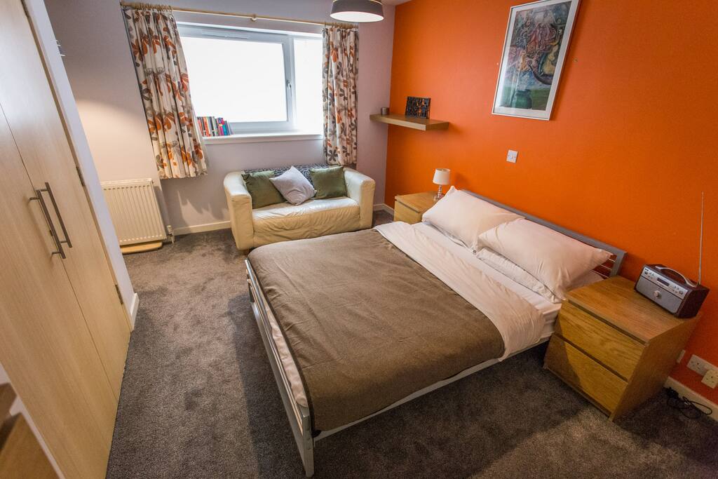 Bedroom with ensuite bathroom
