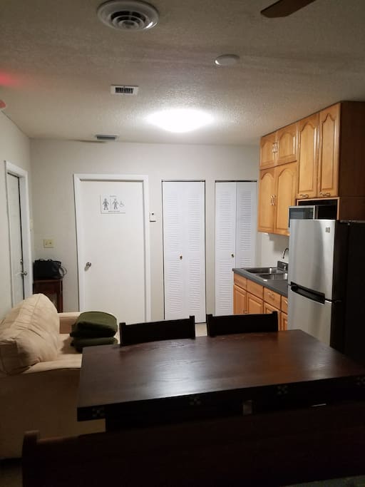 living,kitchenette area