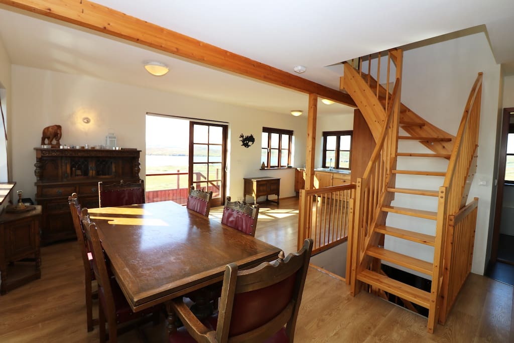 Dining room / living room on the main floor.