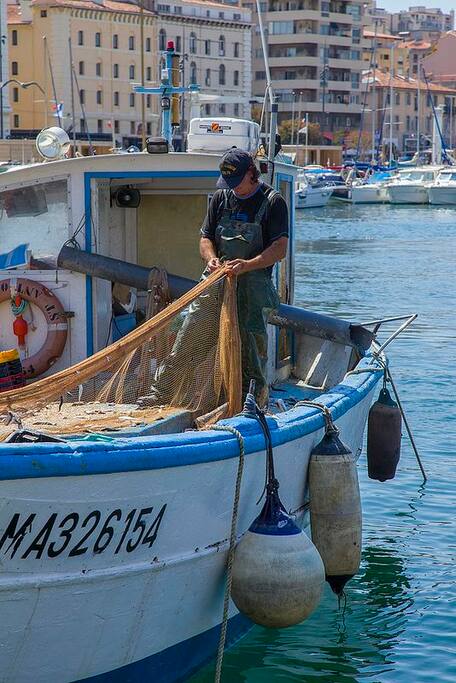 Vieux Port à 3 mn à pieds