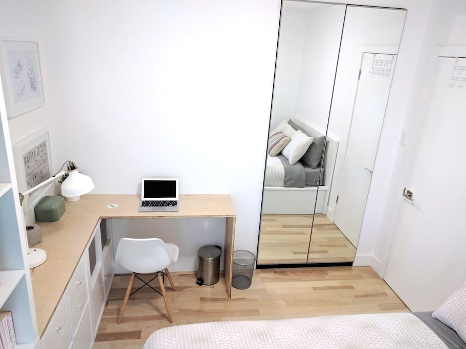 Bedroom + workspace