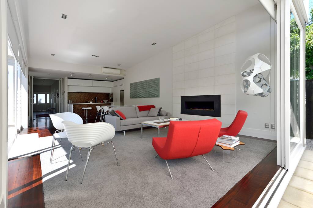 Spacious and luminous living area