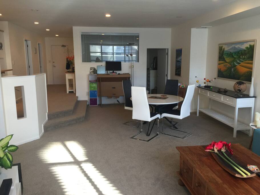 Spacious sunny living area