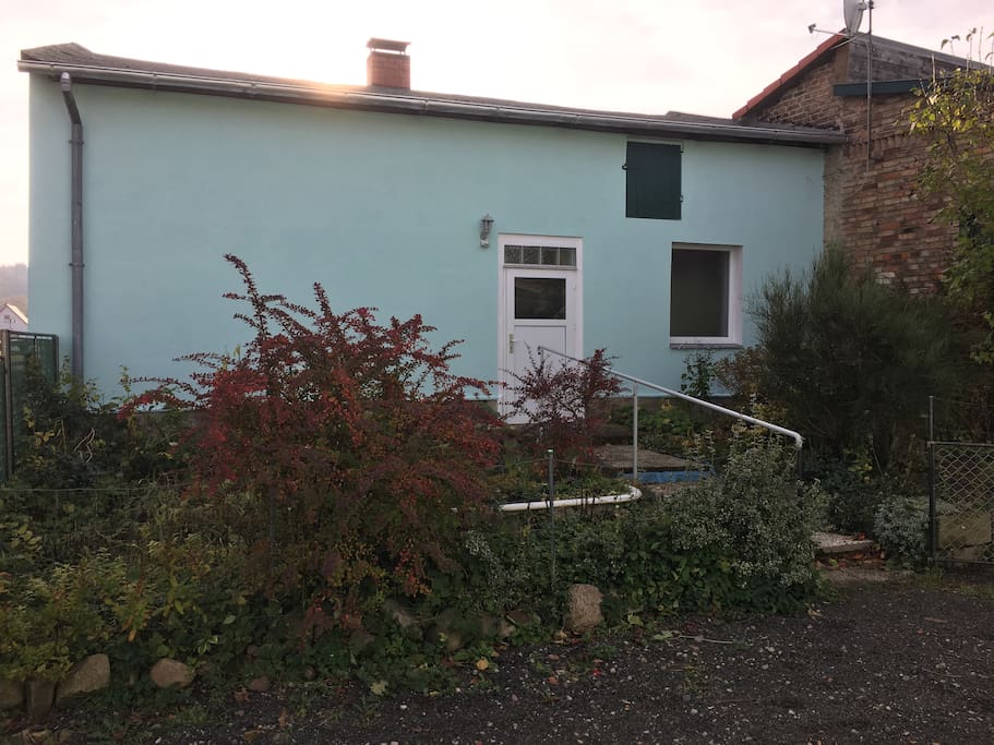 Als eigenständiges Gebäude hat das Gästehaus einen eigenen Zugang.