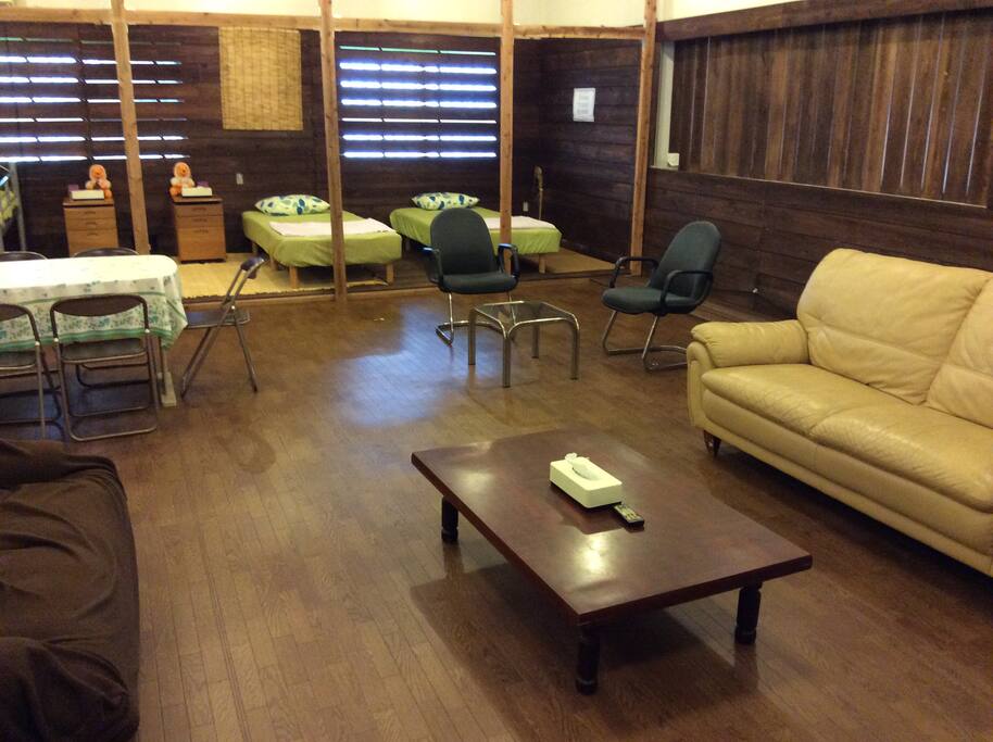 The room is cozy and clean.