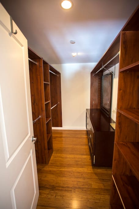 1 of 2 Master Bedroom closets
