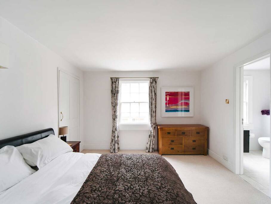 Master bedroom with en-suite bathroom