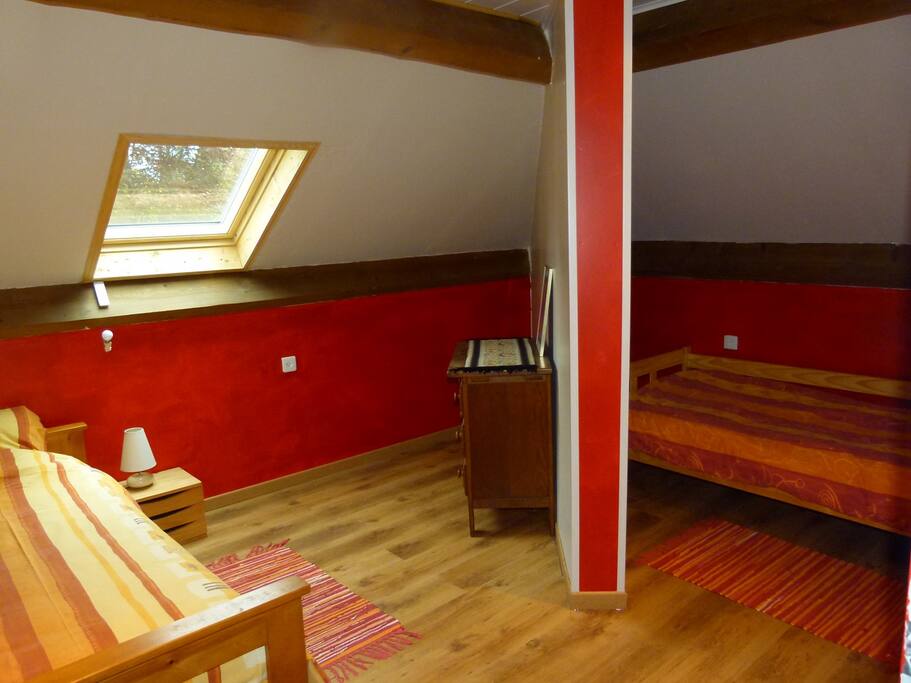 Chambre pour 2 à 3 personnes