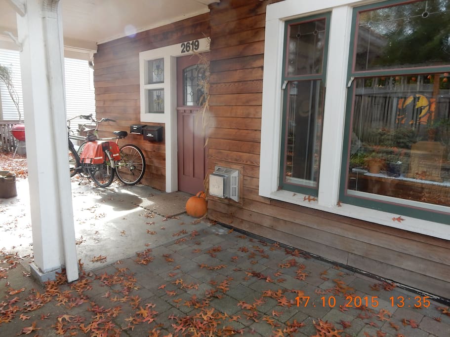 Front porch different view.