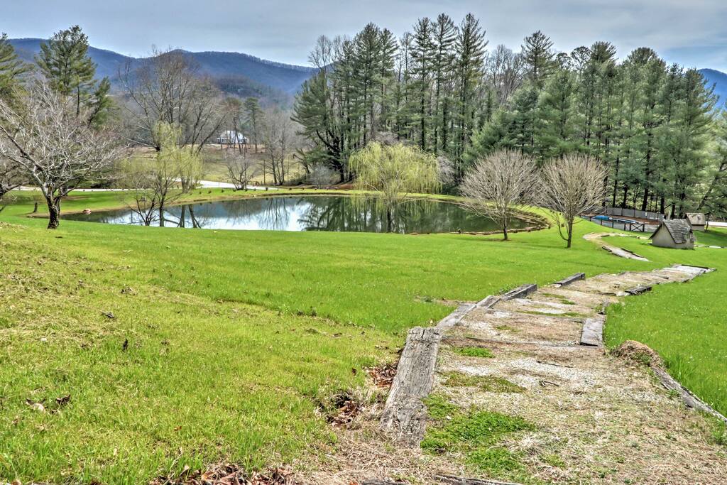 Enjoy the perks of a fully-stocked trout pond!