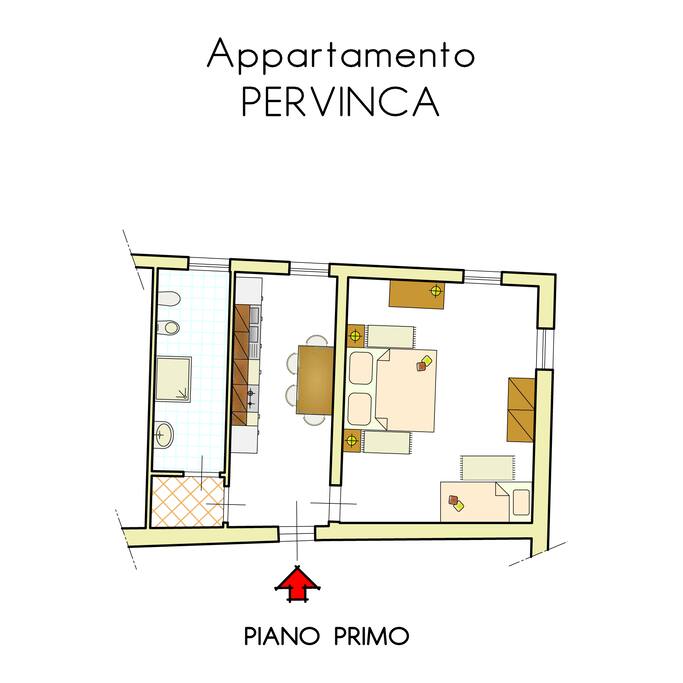 Piantina dell'appartamento