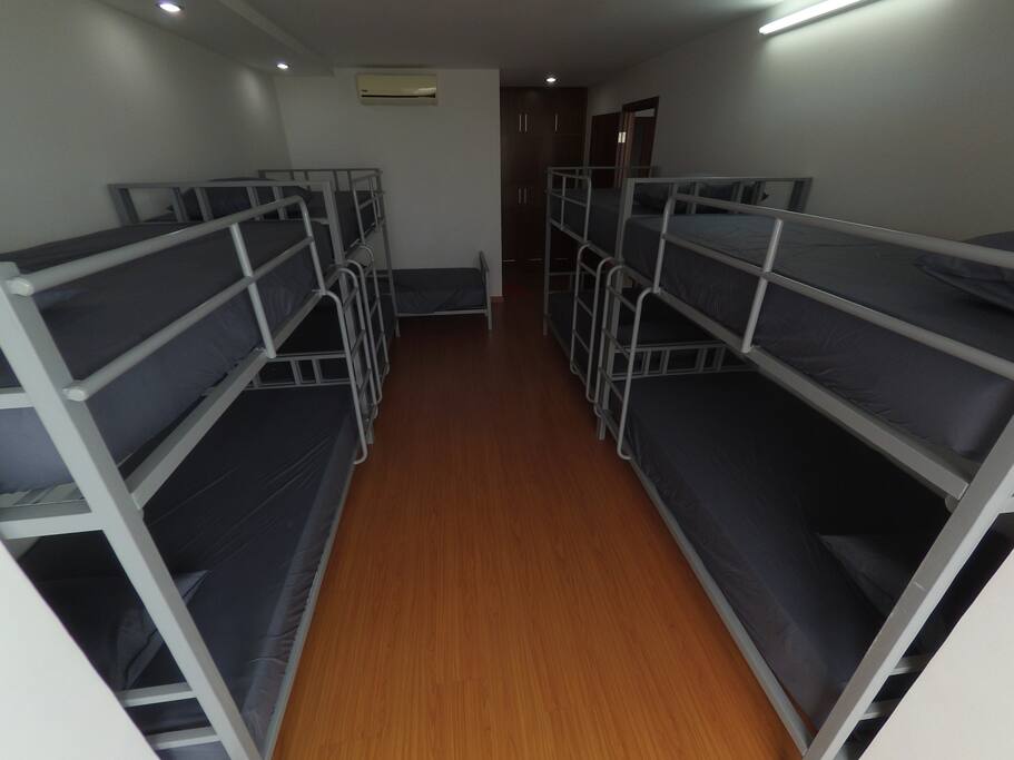 9 beds view fromm Sun bath area