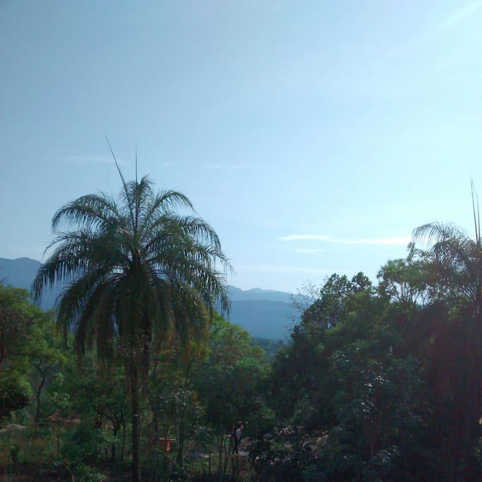 Serra do Rola Moça vista da varanda