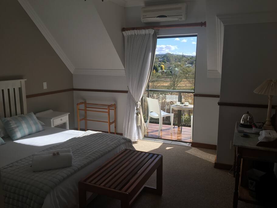 Bedroom with balcony