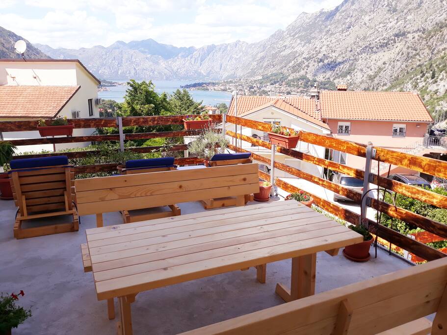 Terrace with sea view