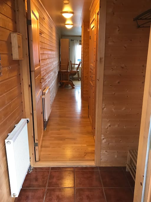 Entrance to the cosy apartment