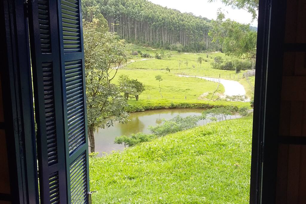 Porta-balcão para ver melhor